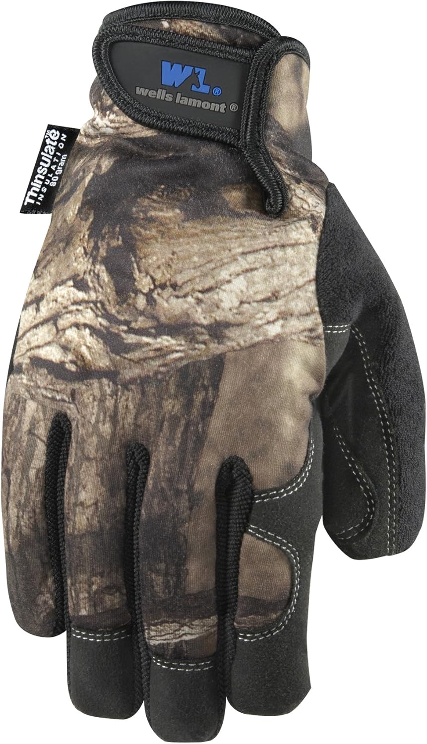 Wells Lamont Cold Weather Gloves with Synthetic Leather and Touch