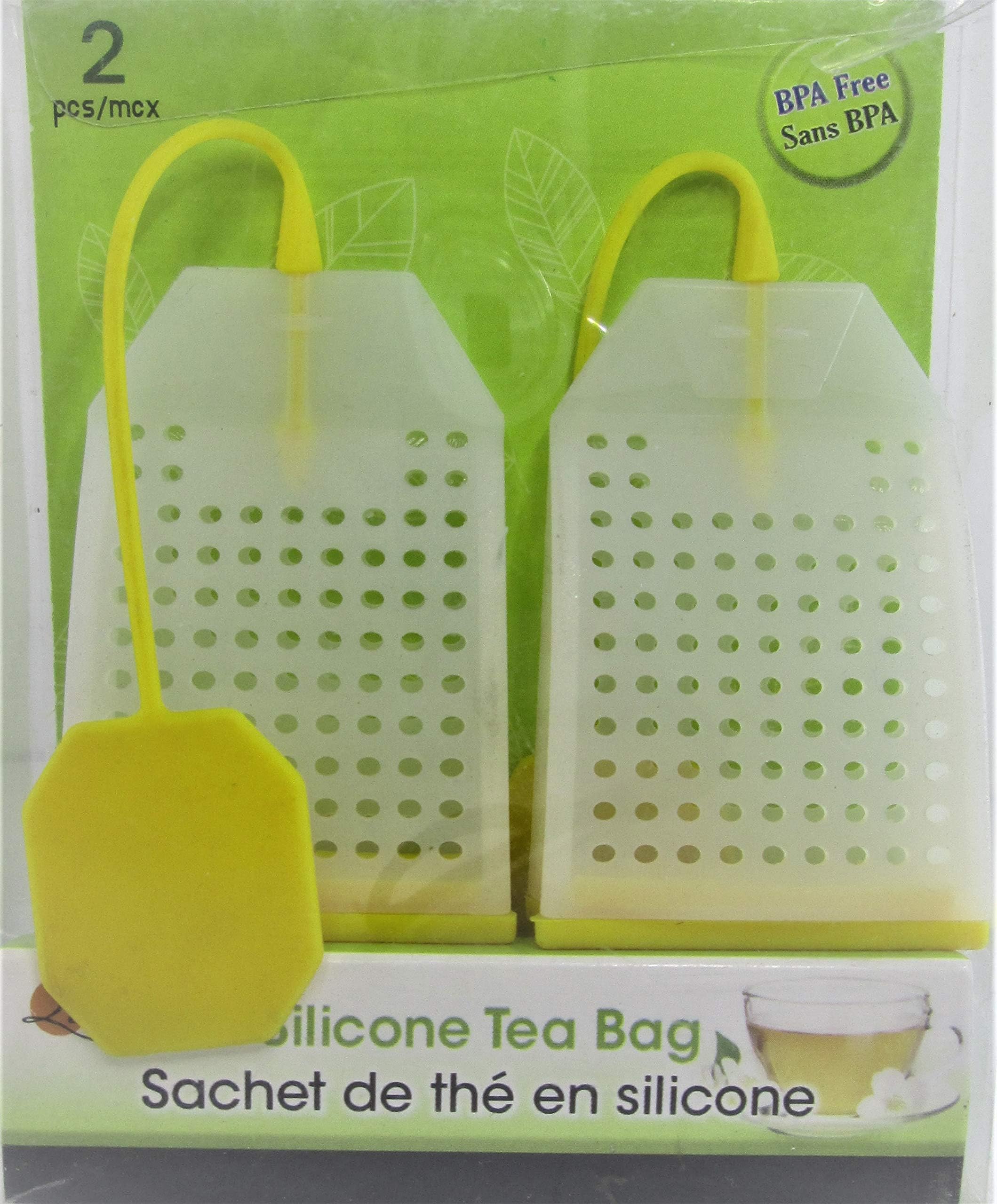 T4G Silicone Green Tea Leaf Infuser, Strainer (BPA Free SANS BPA) Pack of 2