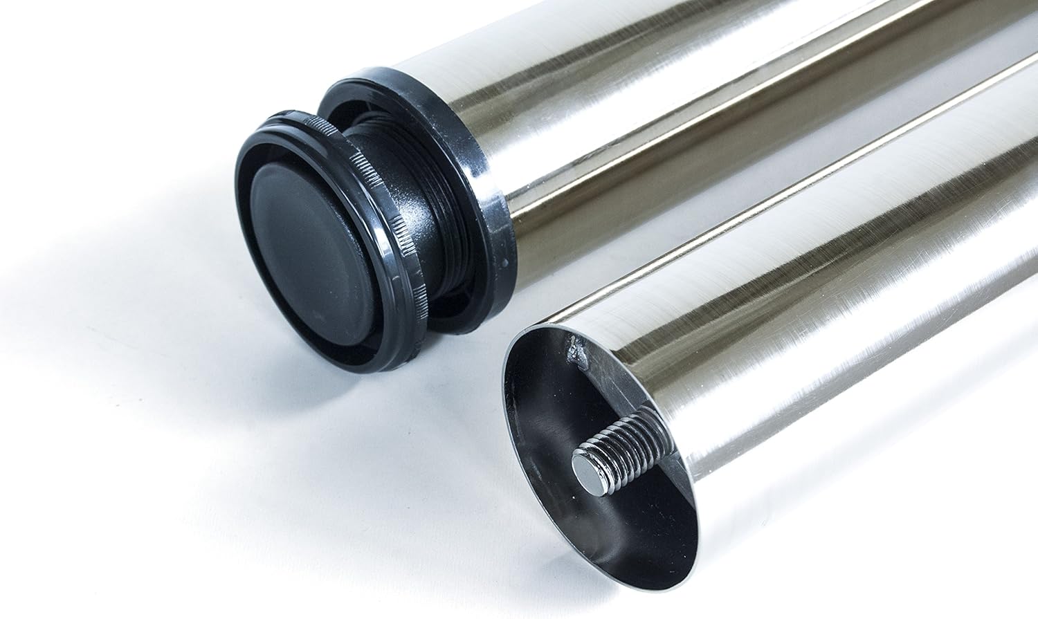 Emuca, Adjustable table legs diameter 60x830mm (diameter 2,3x32,6 inch), set of 4 steel table legs - Image 4