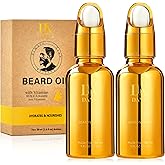 DayixCare Beard Oil for Black Men: All Natural Beard Growth Oil w/Jojoba, Cedar & Avocado for Thicker, Softer & Fuller Beards – Deeply Nourishes and Hydrates Throughout the Day