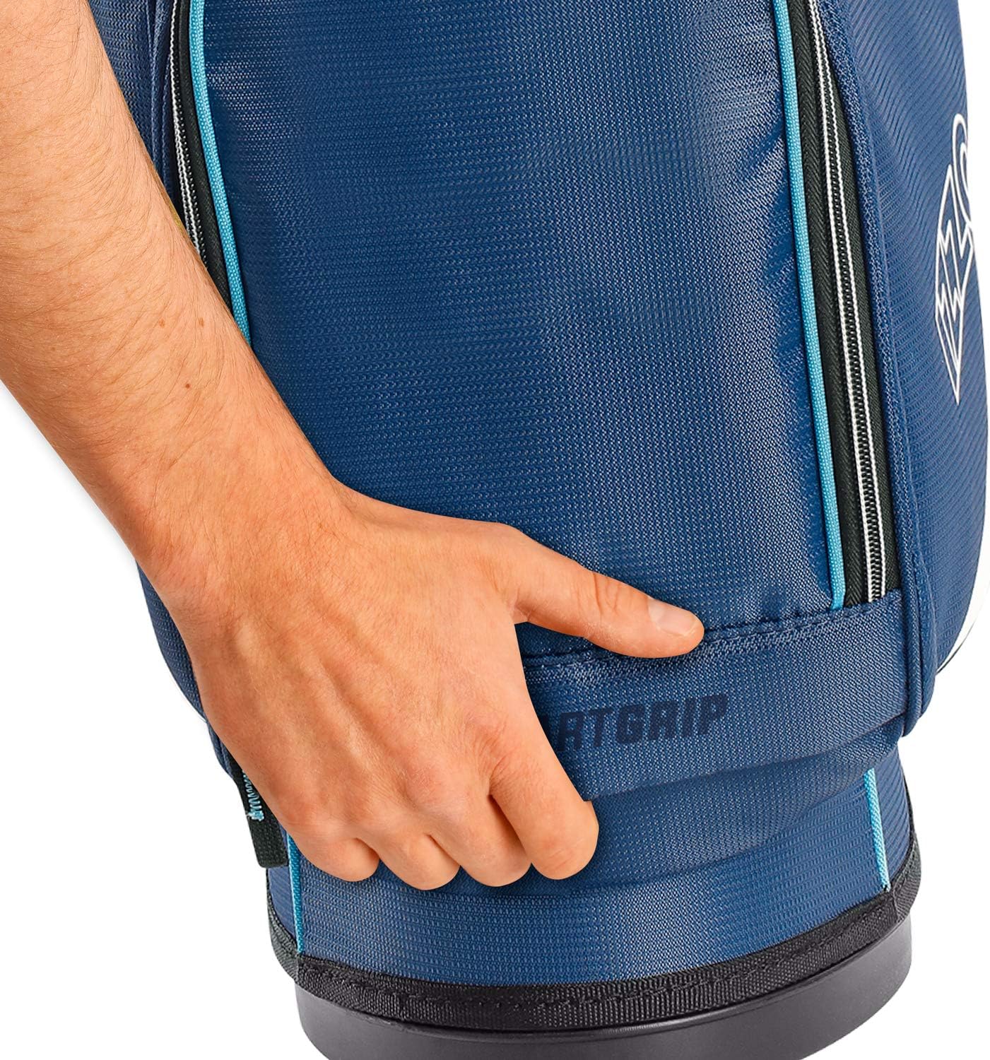 Izzo Golf Ultra-Lite Stand Golf Bag with Dual Straps & Exclusive Features, Navy Blue/Light Blue: Sports & Outdoors