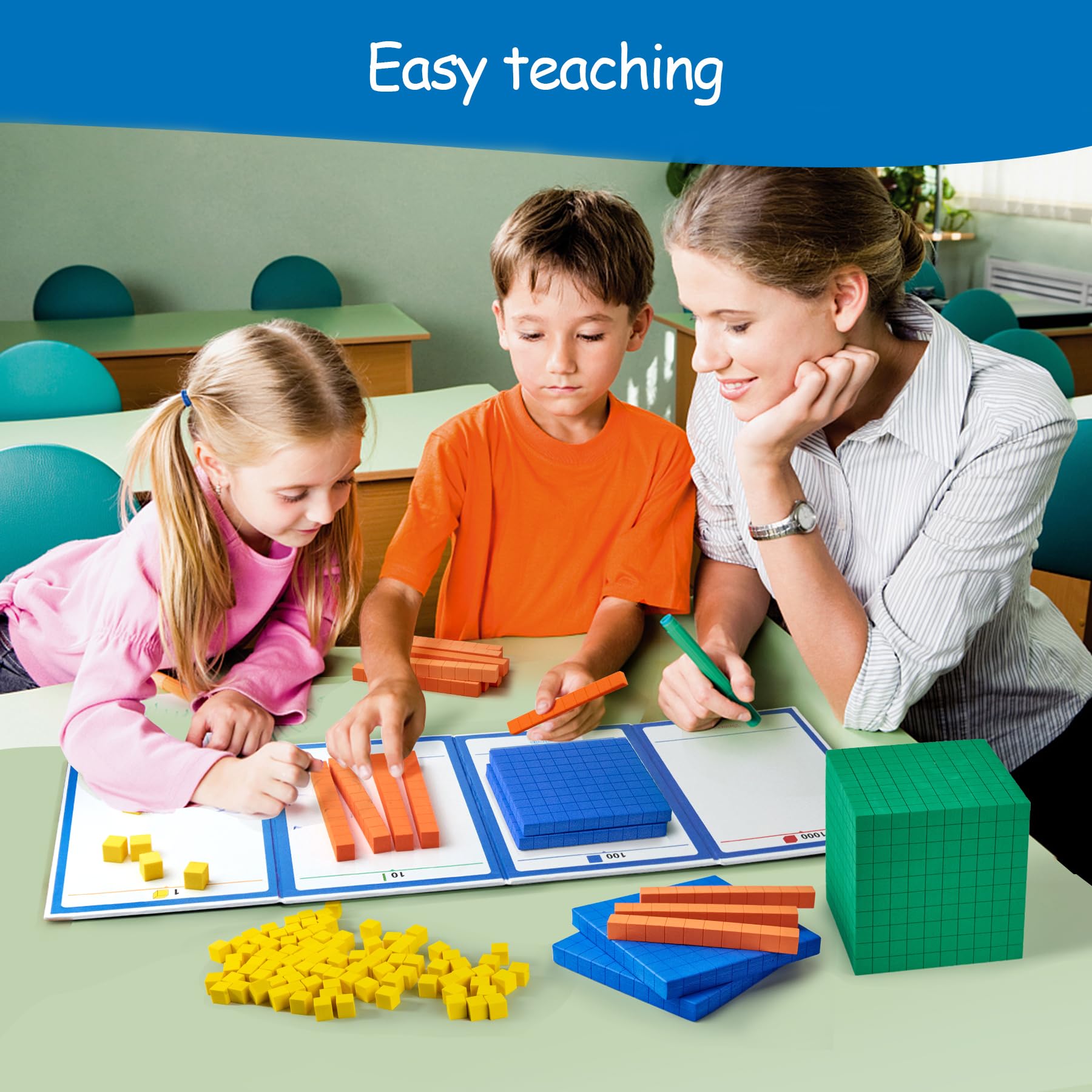 Mua Stochastic Box Foam Base Ten Blocks for Place Value, Early Counting ...