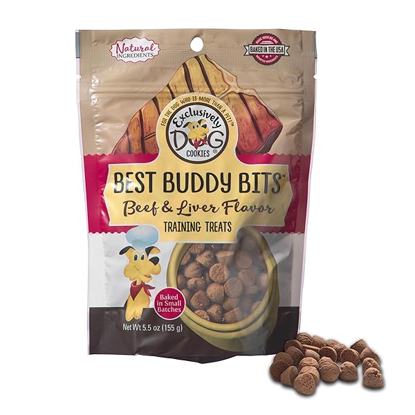 EXCLUSIVELY DOG BEST BUDDY BITS TRAINING TREATS FOR...