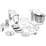 Bosch mum4855 Küchenmaschine, Kunststoff, 1 Liter, Grau, Weiß: Amazon ...