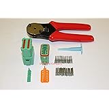 Deutsch DT 12 Pin Connector KIT Green with Crimp Tool