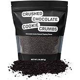 Chocolate Cookie Crumbs, Cookie Crumble Topping 2 Pounds Resealable Bag | Chocolate Graham Cracker Crumbs, Dirt Coffee Topping, Chocolate Cookie Crunch