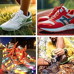 LUOFMISS 2 Pairs Flat Shoe Laces 5/16" Athletic