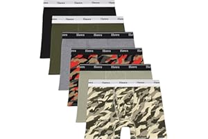 Hanes boys Originals Boxer Briefs, Stretch Cotton Underwear, Assorted, 6-pack