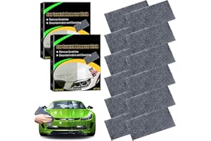 DAIOAI Car Scratch Remover Cloth 12 Pcs, Multi-Purpose Nano Magic Cloths, Nanosparkle Car Scratch Repair Cloth, Multipurpose Car Paint Restore Cloths, Easily Removes Small Scratches, Swirls