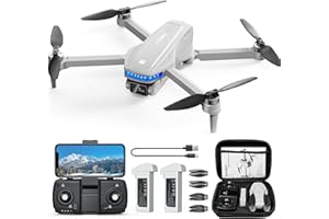 PLEGBLE GPS Drones with Camera for Adults 4K, Brushless Motor FPV Drone with Auto Return, Follow Me,Tap Fly & Circle Fly, Under 249g, 46 Mins Flight, Foldable Drone for Adults Beginners