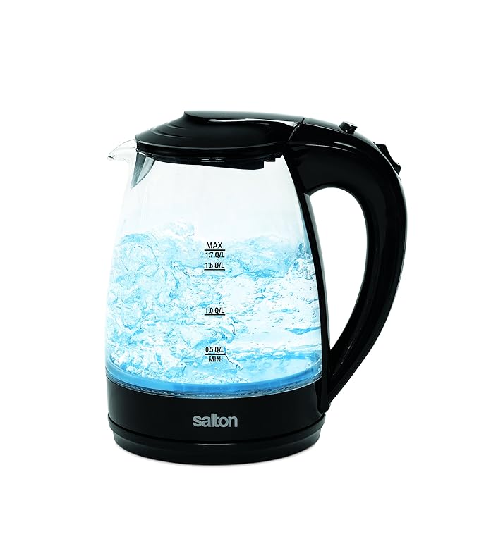 Salton GK1584 Cordless Electric Glass Kettle, 1.7 Liter, Black Review