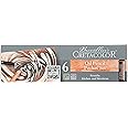 CRETACOLOR Oil Pencil Drawing Set of 6, Oil Pencil Tin box Set of 6,Multi