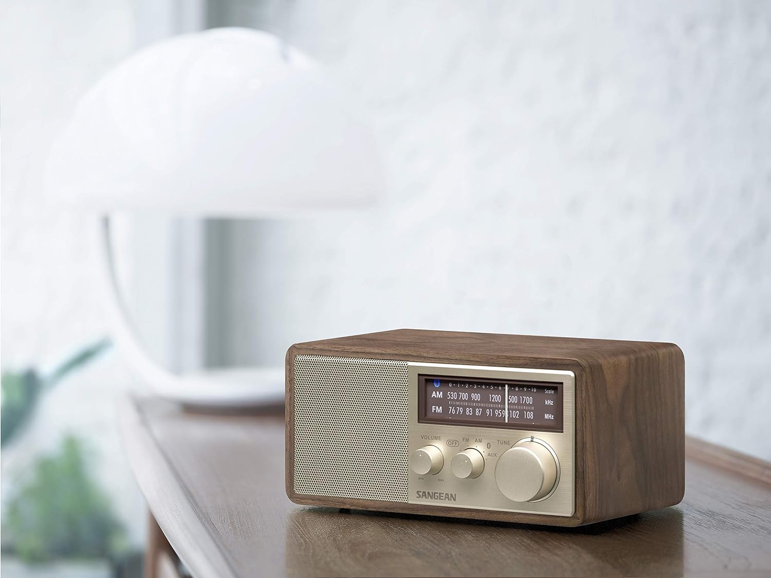 Amazon Sangean Fm Amラジオ対応 ブルートゥーススピーカー ウォールナット Wr 302 Bluetooth対応 Sangean ポータブルオーディオ