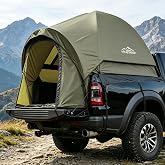 WildFinder Truck Bed Tent with Rainfly, Truck Tents for Camping 5.5-6.0 Ft | Waterproof PU3000mm Tent for Truck Bed, Heavy Duty Oxford Fabric Sleeping Truck Tent for Car Camping, Overlanding, Green
