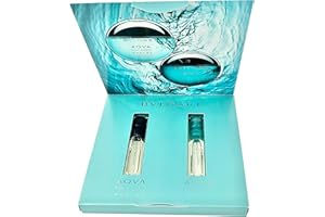 BVLGARI AQVA Pour Homme Men Sample EDT 1.5 ml / 0.05 Fl Oz Perfume Set (1 set of 2 vials)