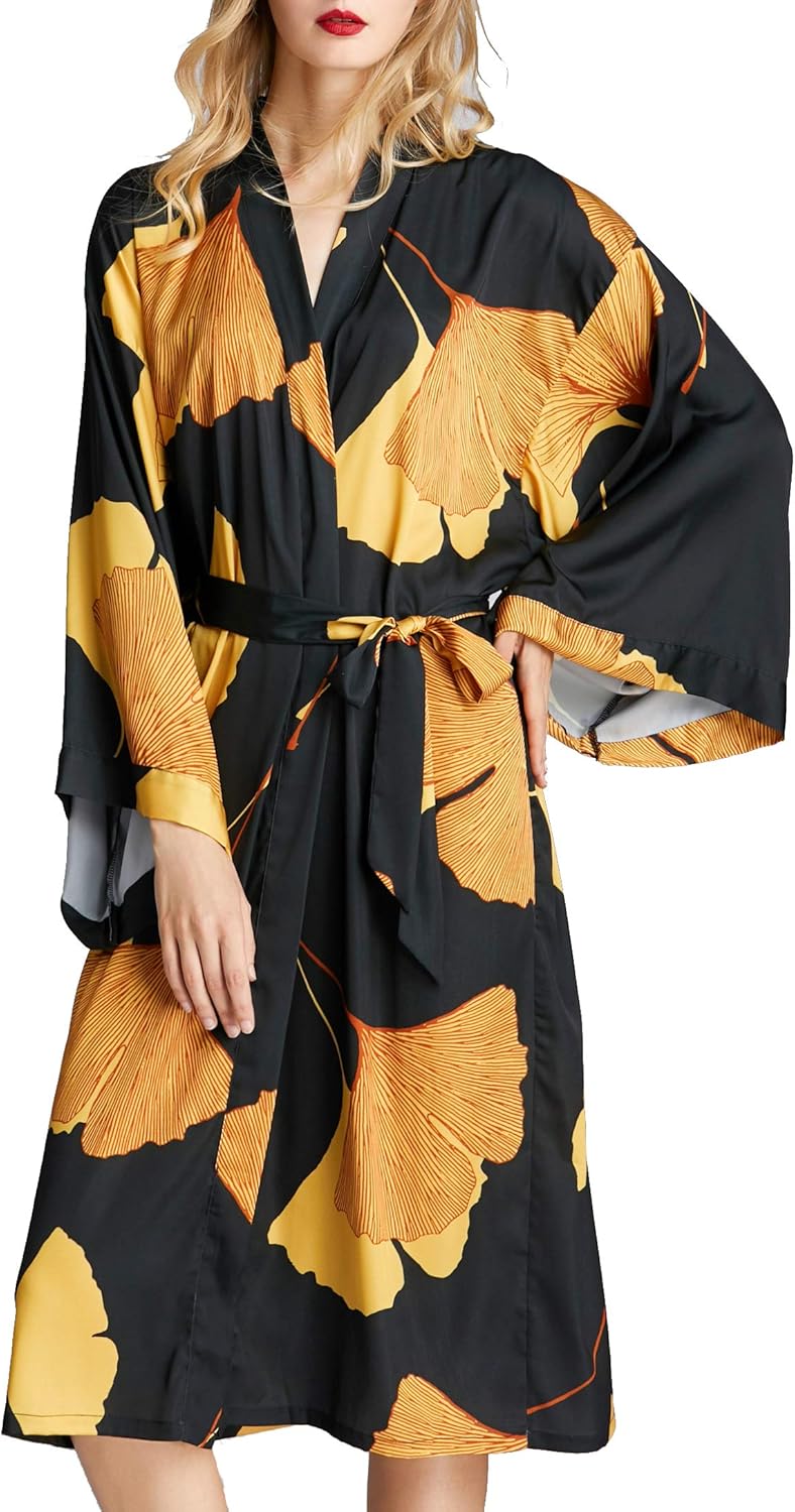 amazon women's long dressing gowns
