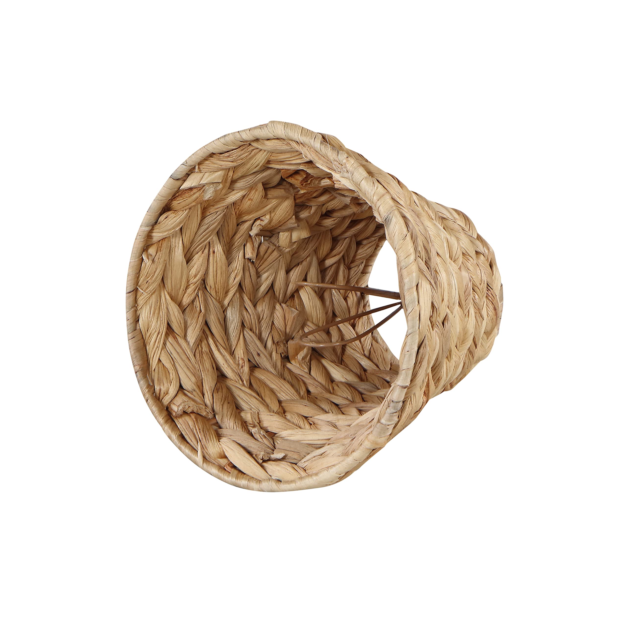 Aspen Creative 51004-1, Empire Clip-On Chandelier Lamp Shade, Water Hyacinth, 3