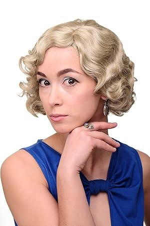Wig Me Up A4002 22 Lady Quality Wig Short Bob 20s 30s Twenties
