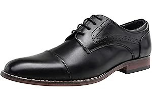 Vostey Men's Dress Shoes Classic Wingtip Brogue Men Oxfords