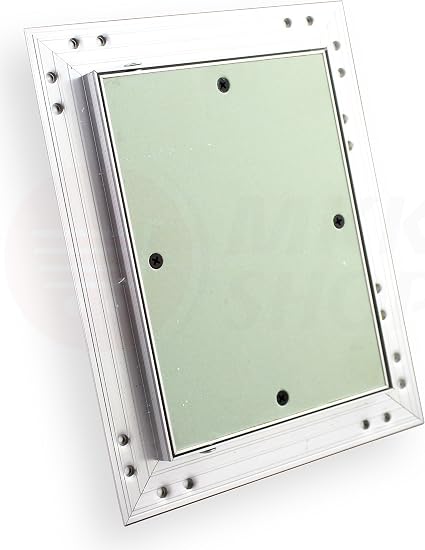 Revisionsklappe 15x30 Cm Für Trockenbau – Mit Alurahmen & Grüner GK-Platte