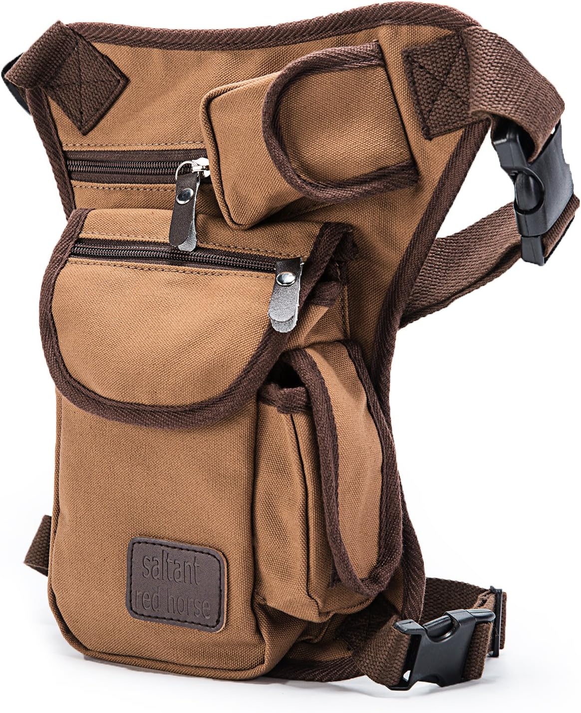 Goldencity Men Multifunctional Cotton Racing Drop Leg Pounch, Waist Fanny Bag