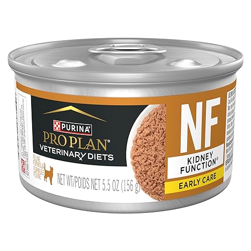 Purina Pro Plan Veterinary Diets NF Kidney Function Early Care Feline Formula Adult Wet Cat Food Pate - (Pack of 24) 5.5 oz. Cans