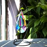 YU FENG Hanging Crystal Prism Suncatcher Garden Decor Rainbow Maker view 5