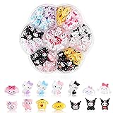 140 Pcs Nail Charms, OWCATH Slime Charms, Resin