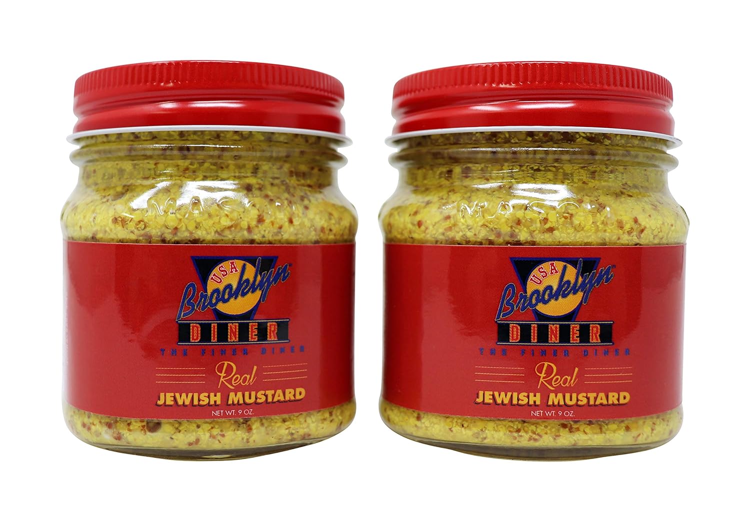 Amazon Com Brooklyn Diner Real Jewish Mustard With Mustard Seeds Grocery Gourmet Food