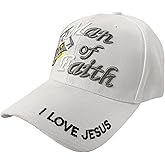 Black Duck Brand Embroidered Man of Faith Adjustable Baseball Cap - Multiple Colors Available