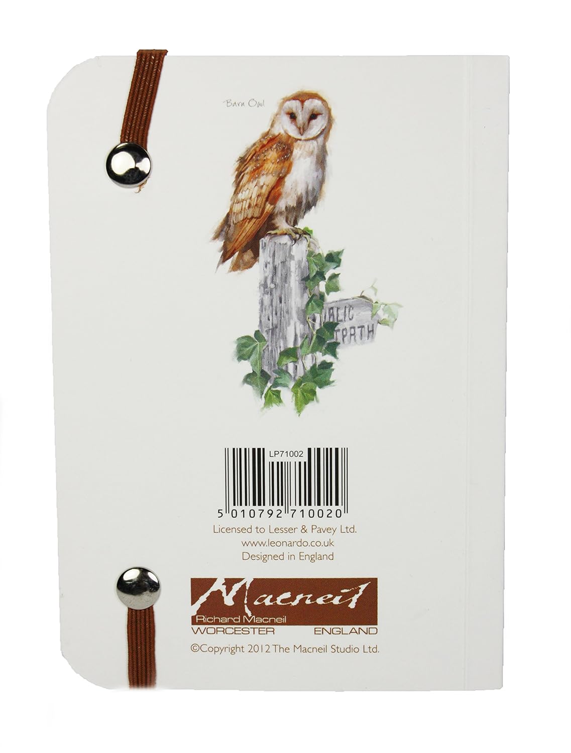 Macneil Birds Notebook Barn Owl Amazon Co Uk Office Products