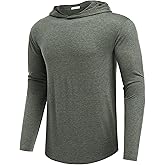 PINSPARK Lightweight Pullover Hoodies for Men Long Sleeve Hoodie for Golf Gym Workout Athletic Sweatshirt