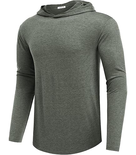 SIR7 Men's Gym Workout Active Long Sleeve Pullover Lightweight