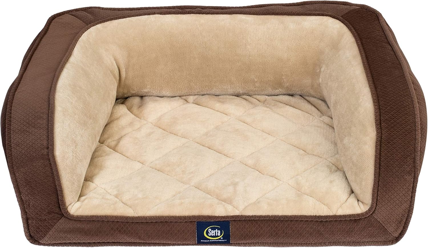 serta ortho foam quilted couch pet bed