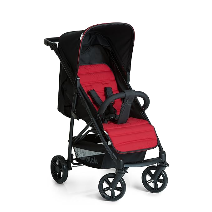 Hauck Rapid 4, Four Wheel Pushchair with One Hand Fold, Small Foldable
