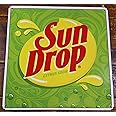 SIGNCHAT Sundrop Citrus Soda Pop Modern Logo Swirls Lemon Lime Heavy Duty Metal Adv Sign Funny Metal Sign Crossing Traffic Novelty Sign 12X12 Inch
