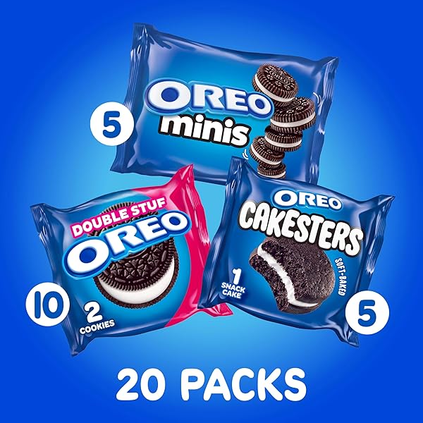 OREO LOVERS COOKIES AND CAKESTERS SOFT SNACK CAKES VARIETY PACK