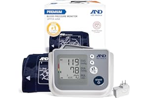 A&D Medical Multi-User Blood Pressure Monitor for Home Use, UA-767FAM - Wide Range Cuff (8.6-16.5" / 22-42cm) Up to 4 Users, 