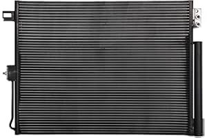 Lynol Cooling System Premium Complete Aluminum AC Condenser Replacement Compatible With 2011-2020 Dodge Durango 2010-2020 Jeep Grand Cherokee V6 3.0L 3.6L V8 5.7L CH3030242