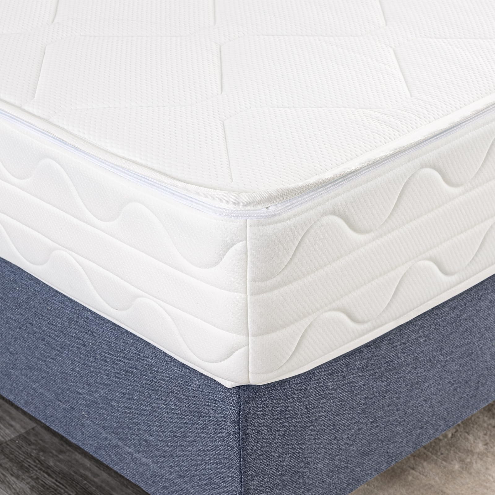 EGO Home Matratze 160x200-23 cm H3 7-Zonen Kaltschaummatratze mit Viscoschaum,Ergonomisch,Weich & Druckentlastend,Atmungsaktiv,Bezug Waschbar, Öko-Tex Zertifiziert 8