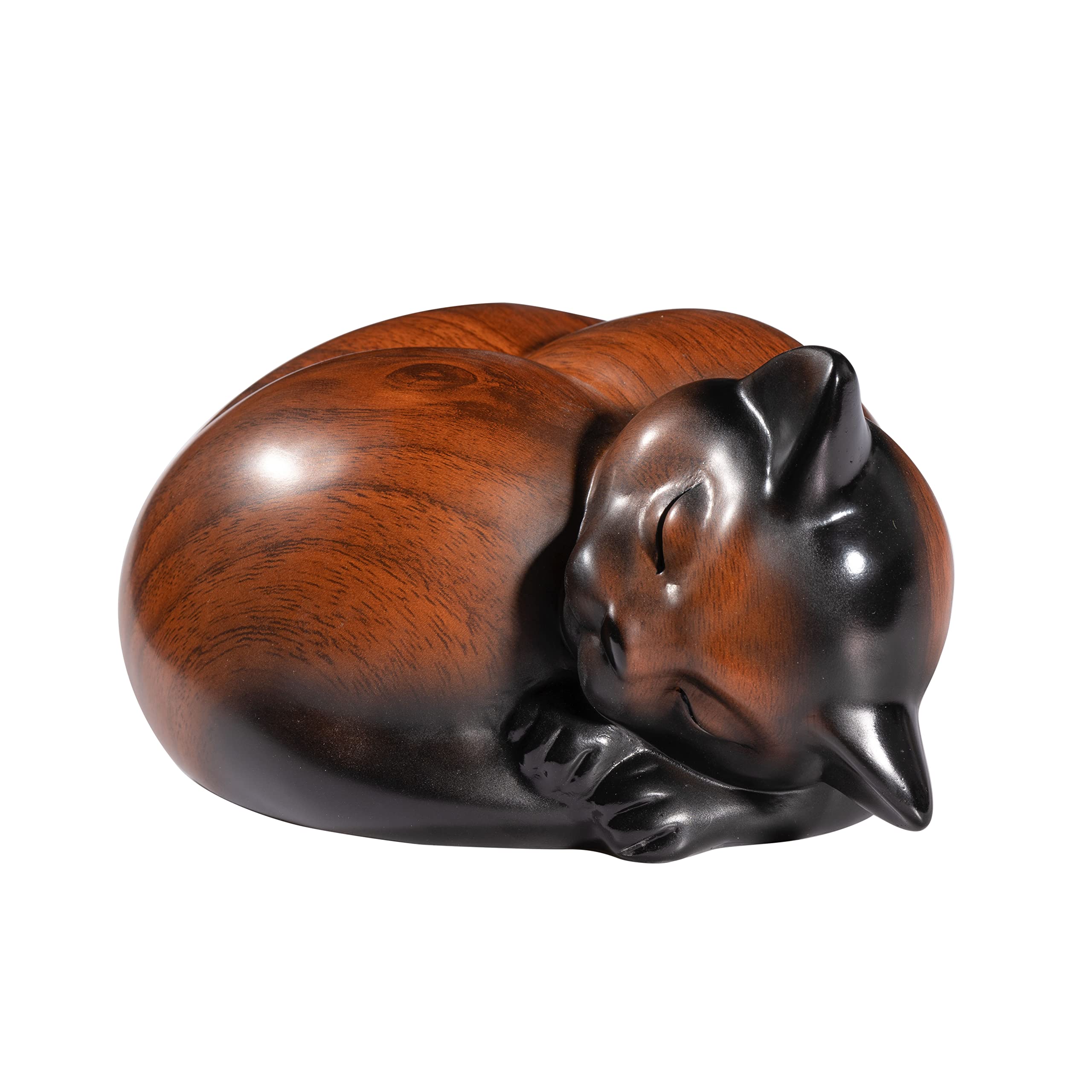 Kriss Art Pet Urns - Sleeping Resin Cat Urn for Ashes