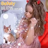 Ollny 5m 50 LED Battery Fairy Lights Copper Wire Indoor Outdoor Cool White view 9