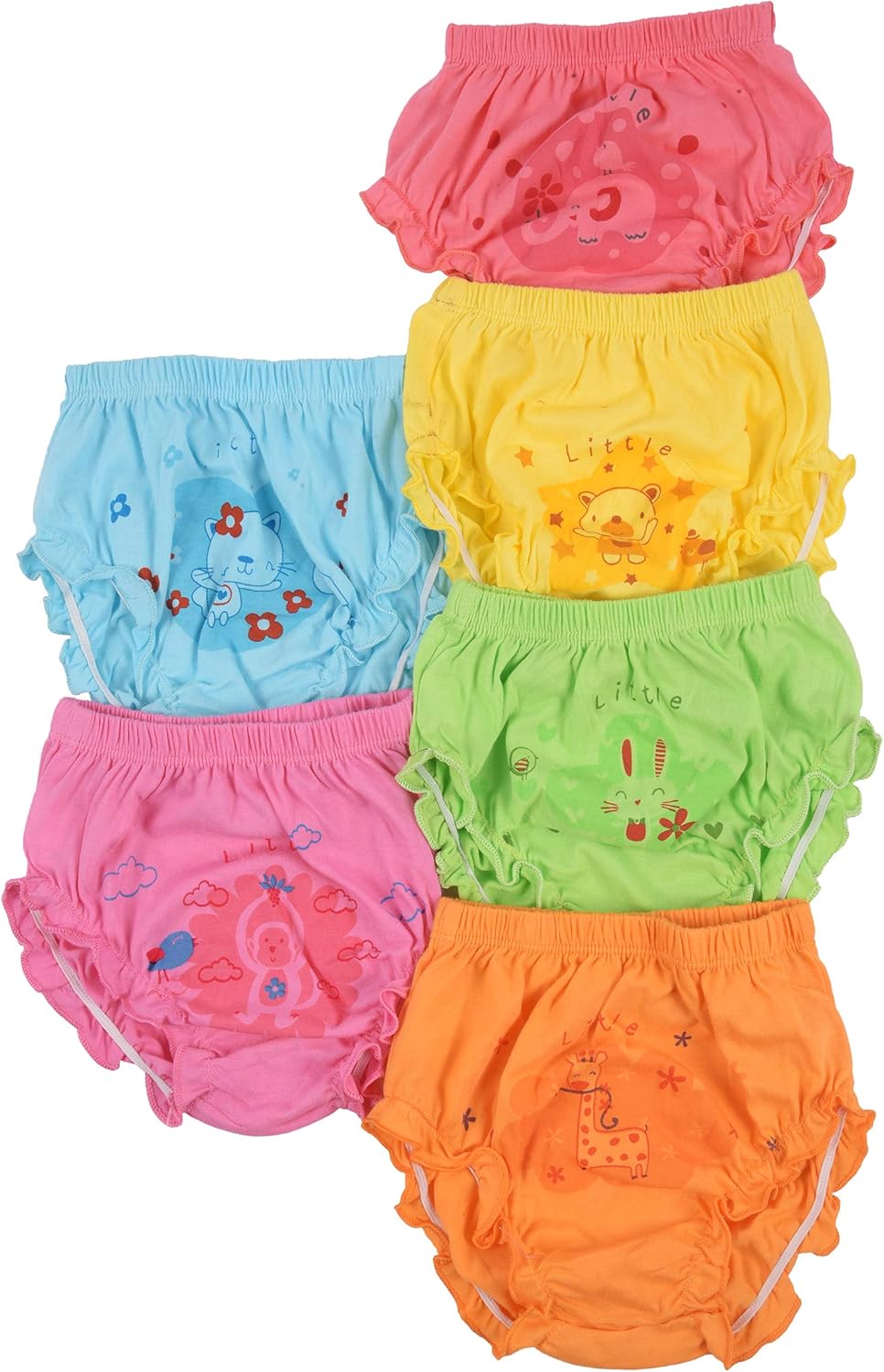 Buy Simply Baby Girls Cotton Weekly Panties Innerwear Underwear Pack of