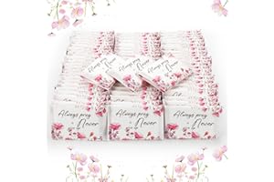 Glenmal 100 Pack Mini Tissue Pack Bulk Pocket Tissues 3 Ply Individual Cleansing Facial Accessories Travel Size for Purse, Car, Guests Baby Shower Wedding Party Favors(Encourage)