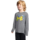 Under Armour Boys Long Sleeve Shirt, Crewneck, Lightweight and Breathable