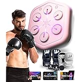 RMOKA Smart Music Boxing Machine M5, Music Punching Machine with Custom Running Lights, APP Control and Stereo Sound, Wall Mount Boxing Machine for Adults - Home Office Workout Gym Equipment