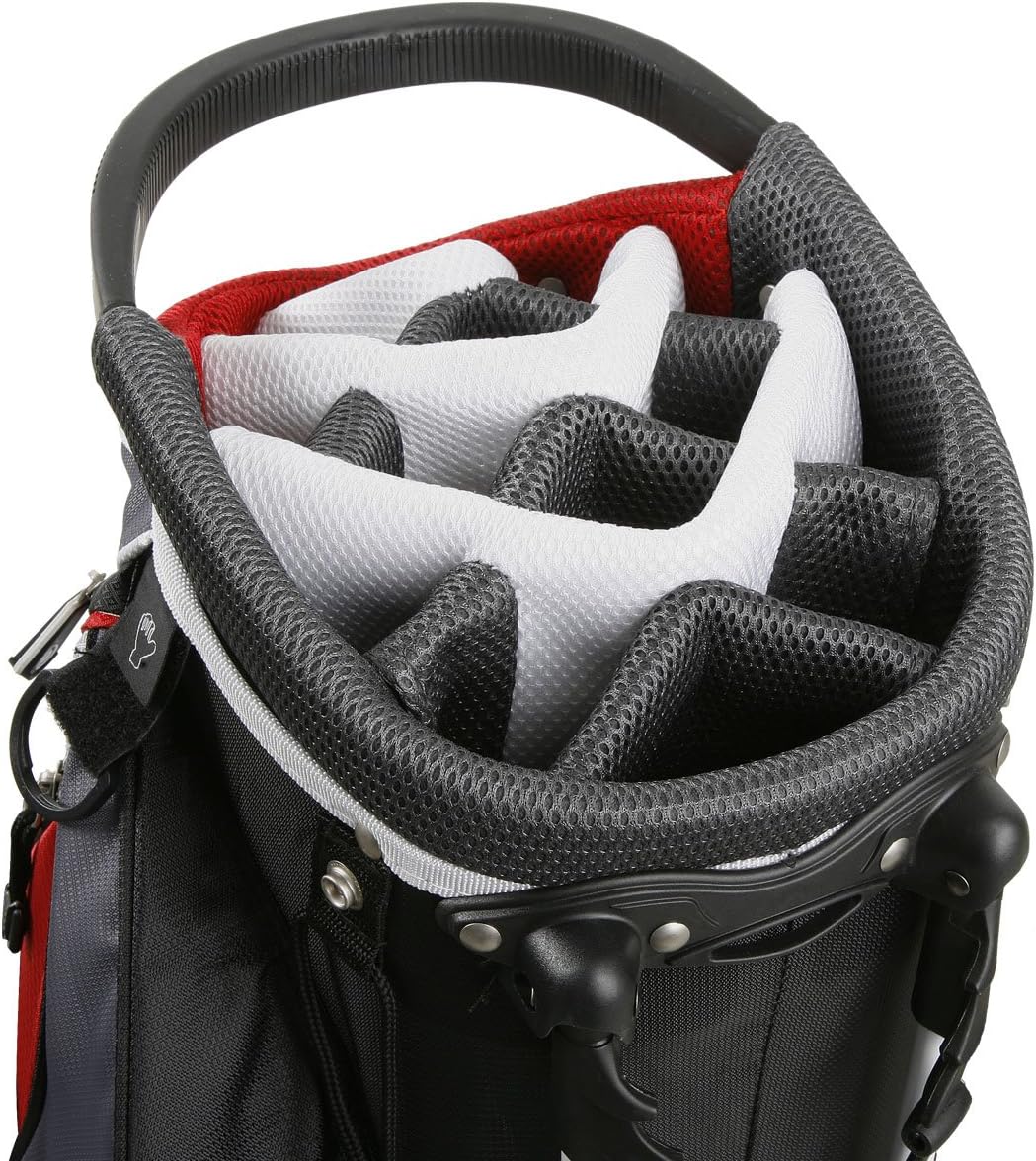 Powerbilt TPS Dunes 14-Way Black/Charcoal Stand Golf Bag (Black/Charcoal) : Sports & Outdoors