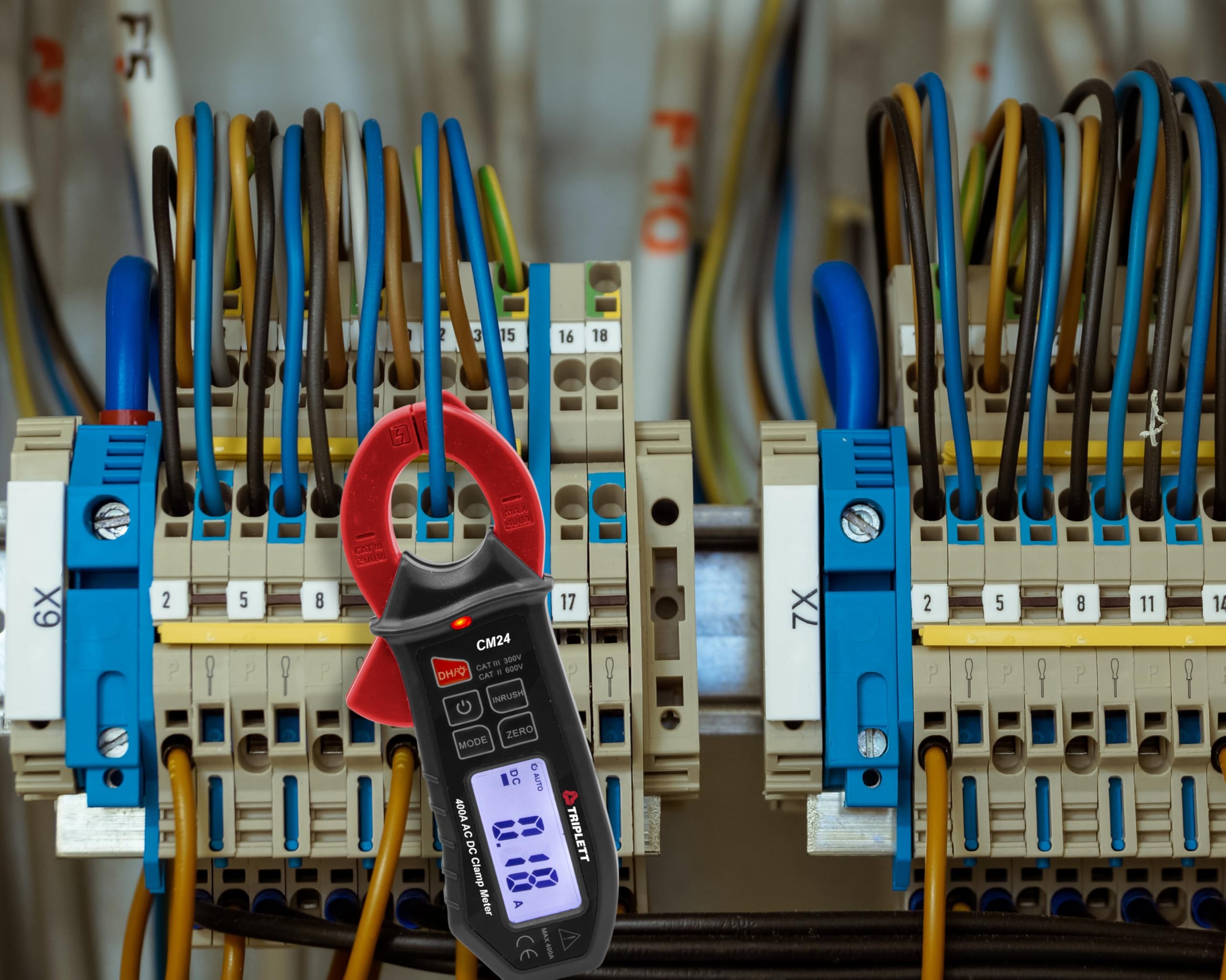 Mua Triplett CM24 True RMS 400A AC/DC Mini Clamp Meter with Inrush trên ...
