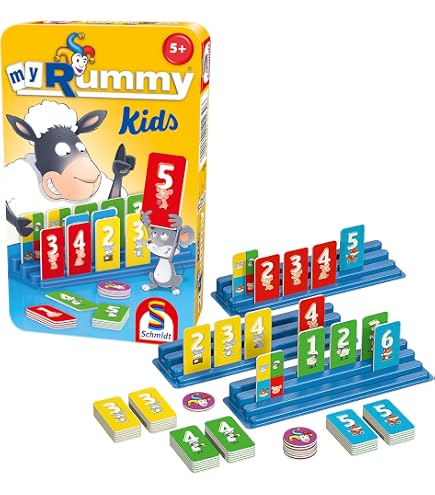 Rummikub Junior – Versión Infantil Del Clásico Juego De Números Con Estrellas, Para Niños De 4 Años En Adelante