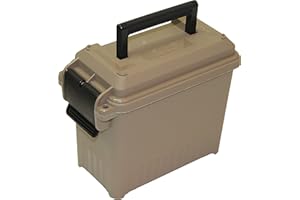 MTM AC15-72 Ammo Can Mini for Bulk Ammo, Water-Resistant Seal, Double Padlock Tabs, 12-Pound Capacity, USA Made, Dark Earth